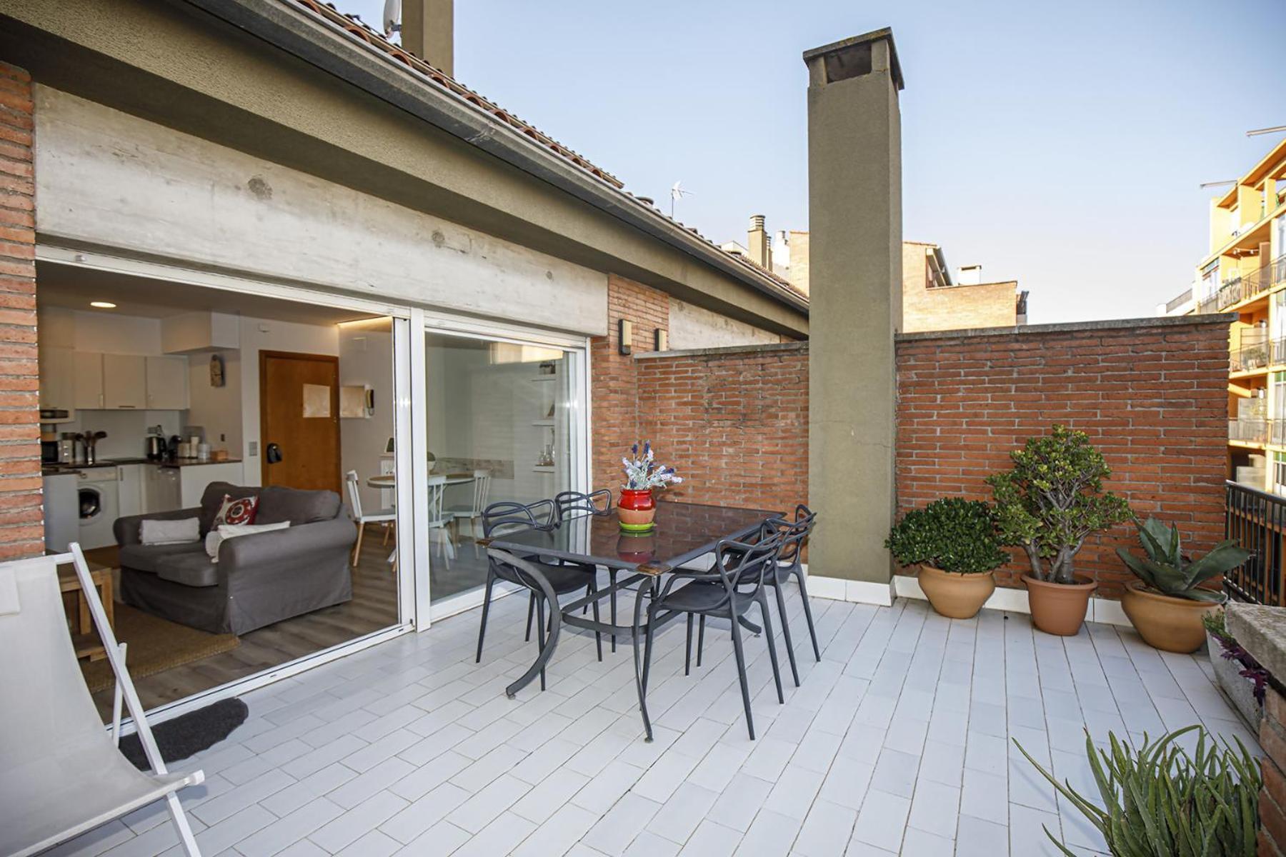 Apartamento Con Gran Terraza En Жирона Экстерьер фото